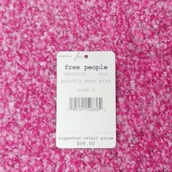Free People BFF Cowl Neck Sweater PInk - Picture 5 of 5